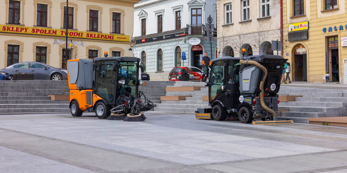 Rynek w Bochni – sprzątanie 2022
